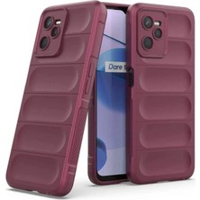Anka Cep Cep Telefonu Aksesuarları Realme C35 Kılıf Kamera Korumalı Içi Kadife Yumuşak Silikon Kapak + Ekran Koruma