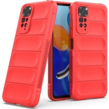 Anka Cep Cep Telefonu Aksesuarları Xiaomi Redmi Note 11S Uyumlu Kamera Korumalı Içi Kadife Yumuşak Silikon Kapak + Ekran Koruma