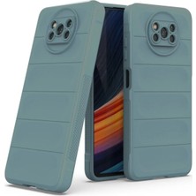 Anka Cep Cep Telefonu Aksesuarları Xiaomi Pocophone X3 Uyumlu  Kılıf Kamera Korumalı Içi Kadife Yumuşak Silikon Kapak + Ekran Koruma