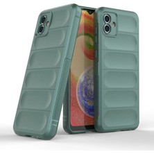 Anka Cep Cep Telefonu Aksesuarları Samsung Galaxy A04 Uyumlu Kılıf Kamera Korumalı Içi Kadife Yumuşak Silikon Kapak + Ekran Koruma