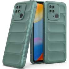 Anka Cep Cep Telefonu Aksesuarları Xiaomi Redmi 10C Uyumlu  Kılıf Kamera Korumalı Içi Kadife Yumuşak Silikon Kapak + Ekran Koruma