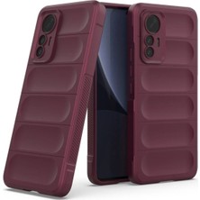 Anka Cep Cep Telefonu Aksesuarları Xiaomi Mi 12 Lite Kılıf Kamera Korumalı Içi Kadife Yumuşak Silikon Kapak + Ekran Koruma