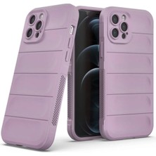 Anka Cep Cep Telefonu Aksesuarları Apple iPhone 12 Pro Max Kılıf Kamera Korumalı Içi Kadife Yumuşak Silikon Kapak + Ekran Koruma
