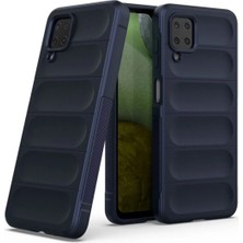 Anka Cep Cep Telefonu Aksesuarları Samsung Galaxy A12 Kılıf Kamera Korumalı Içi Kadife Yumuşak Silikon Kapak + Ekran Koruma