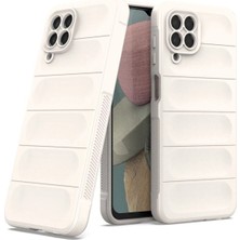 Anka Cep Cep Telefonu Aksesuarları Samsung Galaxy M33 Kılıf Kamera Korumalı Içi Kadife Yumuşak Silikon Kapak + Ekran Koruma
