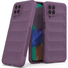 Anka Cep Cep Telefonu Aksesuarları Samsung Galaxy M33 Kılıf Kamera Korumalı Içi Kadife Yumuşak Silikon Kapak + Ekran Koruma