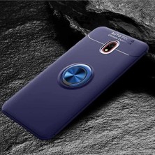 Anka Cep Cep Telefonu Aksesuarları Xiaomi Redmi 8A Kılıf Ravel Yüzüklü Standlı Silikon Kapak + Kablo Koruma + Ekran Koruma
