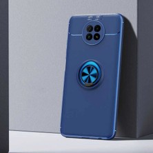Anka Cep Cep Telefonu Aksesuarları Xiaomi Redmi Note 9t Kılıf Ravel Yüzüklü Standlı Silikon Kapak + Ekran Koruma