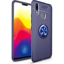 Anka Cep Cep Telefonu Aksesuarları Xiaomi Mi Max 3 Kılıf Ravel Yüzüklü Standlı Silikon Kapak + Kablo Koruma + Ekran Koruma