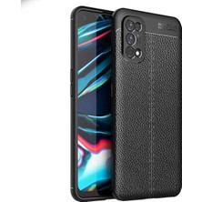 Anka Cep Cep Telefonu Aksesuarları Realme 7 Pro Kılıf Niss Deri Görünümlü Silikon Kapak