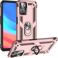 Anka Cep Cep Telefonu Aksesuarları Oppo A36 Kılıf Vega Zırh Tank Tam Koruma Kapak+ Ekran Koruma + Kablo Koruma