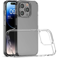 Anka Cep Cep Telefonu Aksesuarları Apple Iphone 15 Pro Max Kılıf Coss Arkası Sert Şeffaf Silikon Kapak
