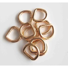 Angel Çanta Aksesuar Angel Kadın Çanta Aksesuar 10LU Light Gold Renkli 2 cm D Halka Şık ve Zarif Tasarım