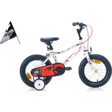 Luord-Store Red Eagle 14 Jant Çocuk Bisikleti Beyaz-Kırmızı-Gümüş