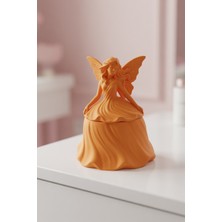 My Craft 3D MYCRAFT3D Peri Figürlü Takı Kutusu Dekoratif Mücevher Organizer Kapaklı Masaüstü Aksesuar