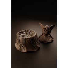 My Craft 3D MYCRAFT3D Peri Figürlü Takı Kutusu Dekoratif Mücevher Organizer Kapaklı Masaüstü Aksesuar