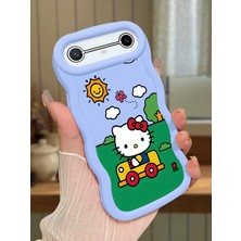 HONTINGA Tecno Pova Slim Uyumlu Kılıfı Düşüme Önleyici Basitlik Anti Düşme Darbeye Dayanıklı Basit Mavi Yumuşak Silikon Telefon Kılıfı Hello Kitty Desen K9-0090