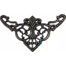 Luord-Store Dekoratif Köşe Süsü, Köşelik - Büyük, 31X55MM, Antik, 100 Adet