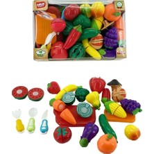 Luord-Store URT007-KUTU-3 41 Pcs Kesi̇lebi̇len Meyve Sebze Manav