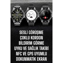 Luord-Store Akıllı Saat Titreşimli Pusula Nabız Ölçer Nfc Uyumlu