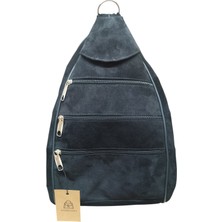 Evcimen Çanta Hakiki Deri Çok Gözlü Sırt Çantası