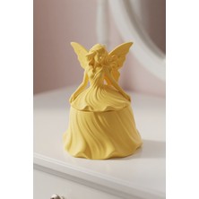 My Craft 3D MYCRAFT3D Peri Figürlü Takı Kutusu Dekoratif Mücevher Organizer Kapaklı Masaüstü Aksesuar