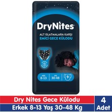 Huggies Drynites Erkek 8-13 Yaş Emici Gece Külodu 30-48 kg 9x4 36 Adet