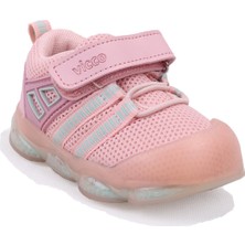 Vicco Orante 346E24Y150 Pembe Işıklı Ortopedik Günlük Kız Çocuk Spor Ayakkabı