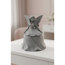 My Craft 3D MYCRAFT3D Peri Figürlü Takı Kutusu Dekoratif Mücevher Organizer Kapaklı Masaüstü Aksesuar