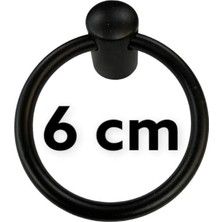 Luord-Store Sarkaç Siyah Uzun Halka