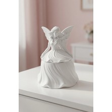 My Craft 3D MYCRAFT3D Peri Figürlü Takı Kutusu Dekoratif Mücevher Organizer Kapaklı Masaüstü Aksesuar