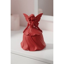 My Craft 3D MYCRAFT3D Peri Figürlü Takı Kutusu Dekoratif Mücevher Organizer Kapaklı Masaüstü Aksesuar