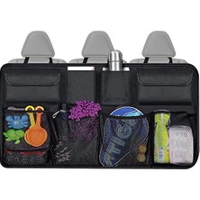 Cekar Store Araç Bagaj Düzenleyici Çanta 8 Bölmeli Organizer Araba Çantası Oto Içi Aksesuar Otomobil Aksesuarları Eşya Malzeme Düzenleme Fileli Bagaj Düzenleyici Çanta