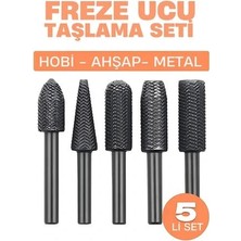 Luord-Store Freze Ucu Taşlama Seti Profesyonel Çelik Rotary Burr Seti 5'li Metal Işleme Uçları 72