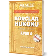 A Kadro Yayınları Borçlar Hukuku 10.baskı