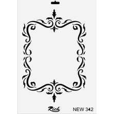 Luord-Store New Seri N-342 Stencil 35X25 cm