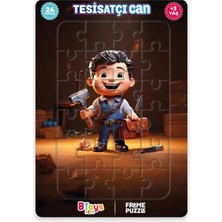 BToys Tesisatçı Can - Frame Puzzle - 24 Parça