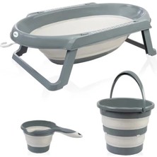 Luord-Store Katlanır Banyo 3'lü Küvet Seti 765 Antrasit