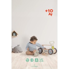 Mamatoyz Ahşap Yürüteç Yürüme Yardımcısı Teker Hız Ayarlı Ilk Adım Arabası - Driveme Wood Polis - Bin Sür - Oyuncak Deposu
