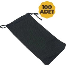 Luord-Store 100 Adet Gözlük Kılıfı Büzgülü Gözlük Koruma Kesesi 715161