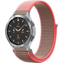 Luord-Store Watch 22MM Hasırlı Cırtcırtlı Kordon - Pembe