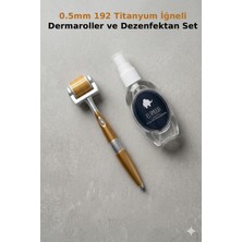 Elamour - Dezenfektan Hediyeli - Orijinal Titanyum Iğneli - 0,50MM 540 Iğneli Saç ve Cilt Bakım Dermaroller