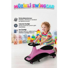 Farbu Oyuncak Müzikli ve Işıklı Tekerlekli 1 Fonksiyonlu Pedalsız Eğitici Bin-Git Oyuncak Karınca Kaykay