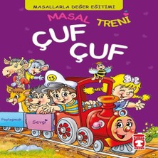 Luord-Store Masal Treni Çuf Çuf - Masallarla Değer Eğitimi (Fleksi Cilt)