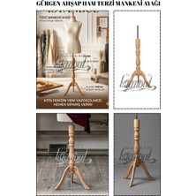 Manken İstanbul Ahşap Dekoratif Terzi Mankeni Ayağı