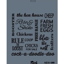 Luord-Store New Seri N-499 Stencil 35X25 cm