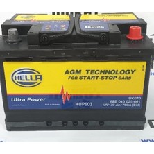 Hella Akü 70 Ah Agm
