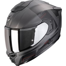 Scorpion EXO-1500 Air Dual Kapalı Motosiklet Kaskı Mat Siyah  Gri  Kırmızı