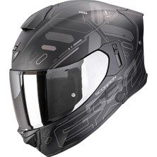 Scorpion EXO-530 Air Fond Kapalı Motosiklet Kaskı Mat Siyah  Gri