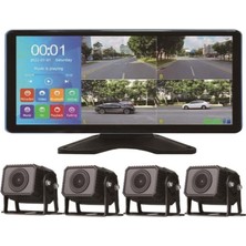 INOX-X614 10” Dokunmatik Ekranlı 4 Kameralı Ahd Araç Kayıt Sistemi – Geri Görüş & 360° Kayıt Destekli